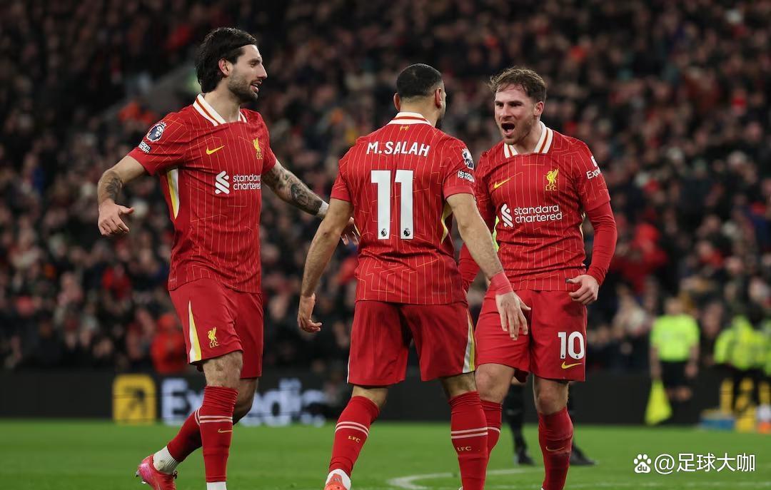 利物浦艰难取胜，领跑集团拉开差距