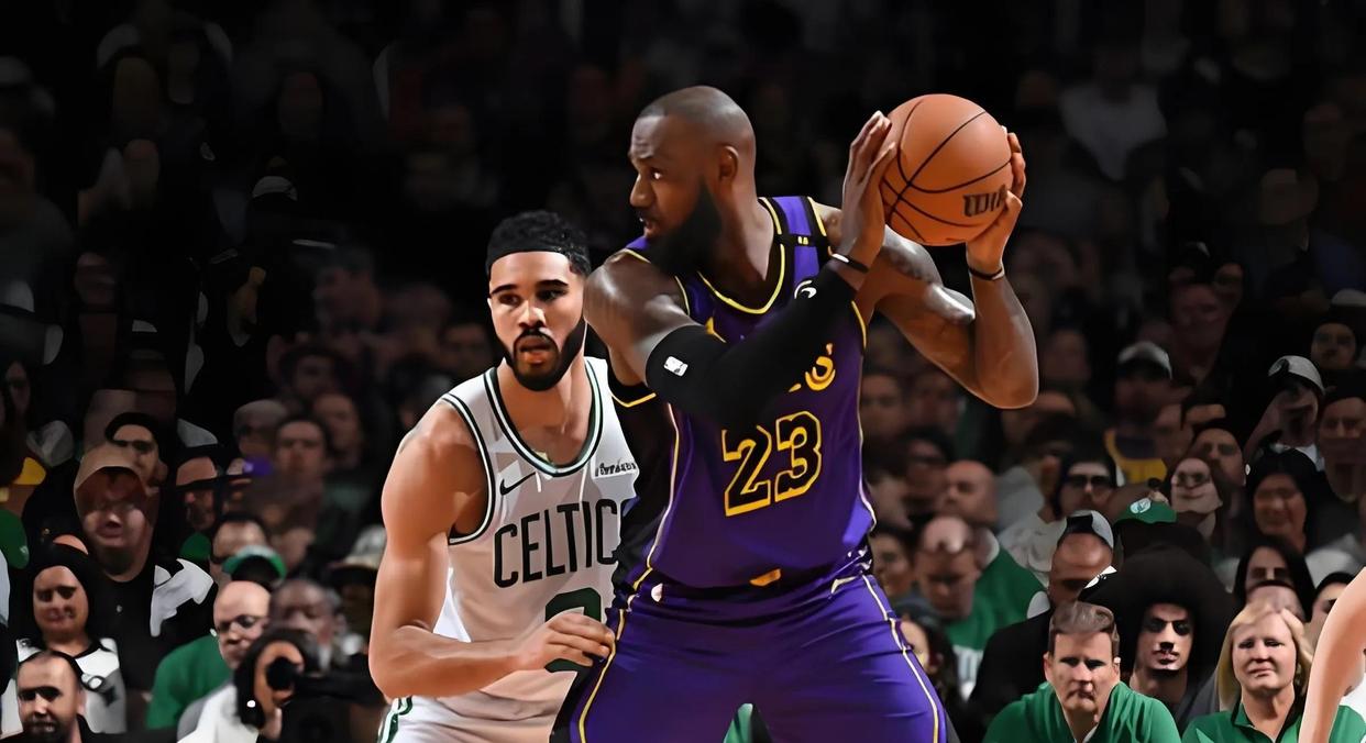 湖人赢下凯尔特人取得胜利